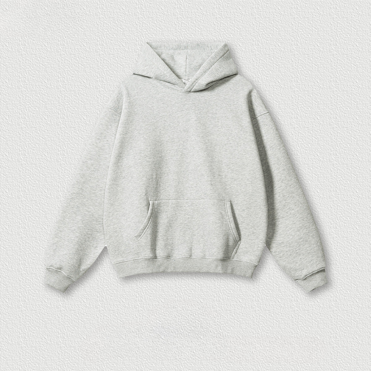 Steel Grey Oversized Pullover Hoodie