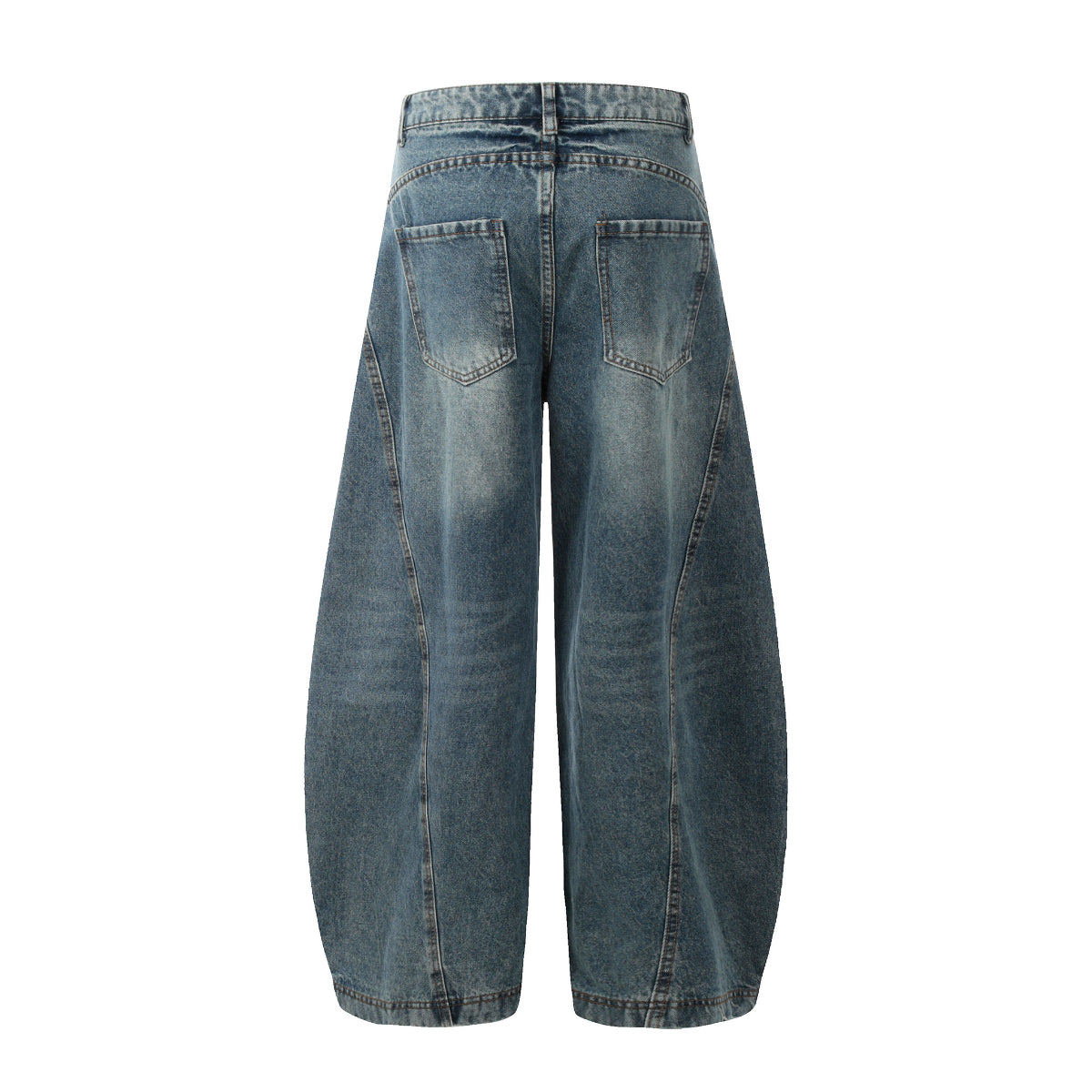 Blue Orbiform Arc Statement Denim