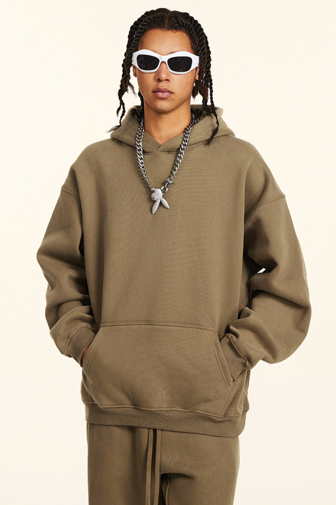 Caramel Oversized Pullover Hoodie