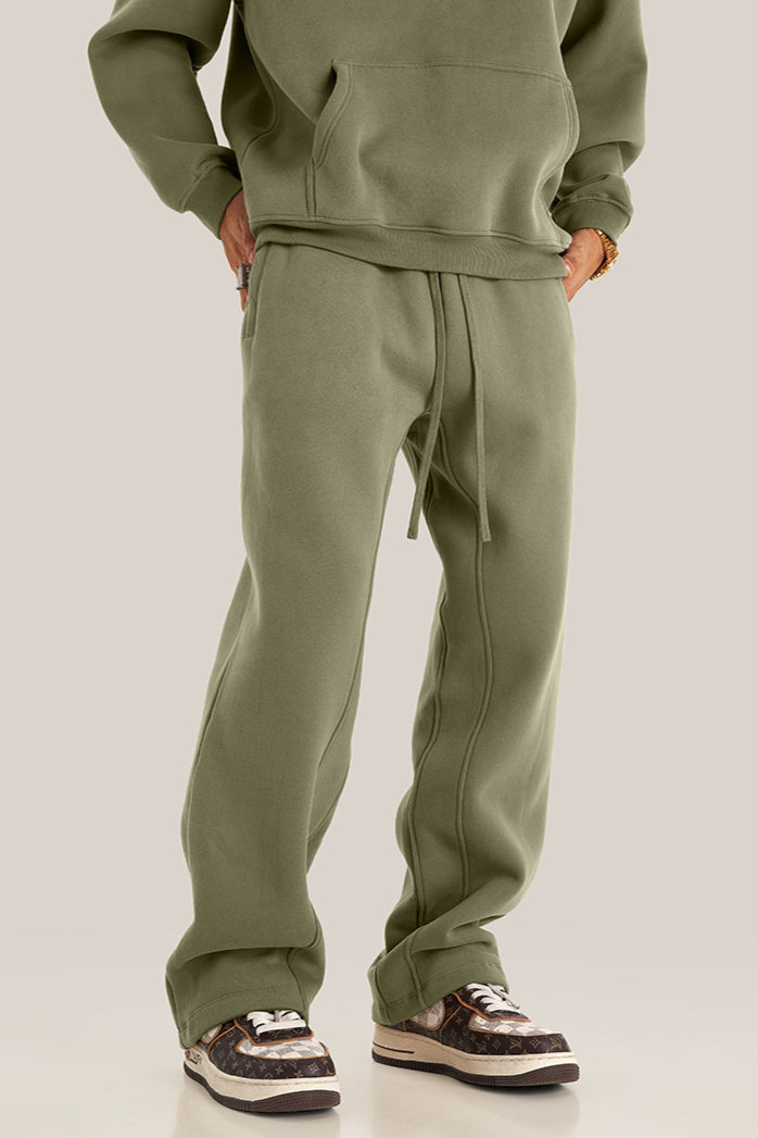 Desolate Green Velvet Sweatpants