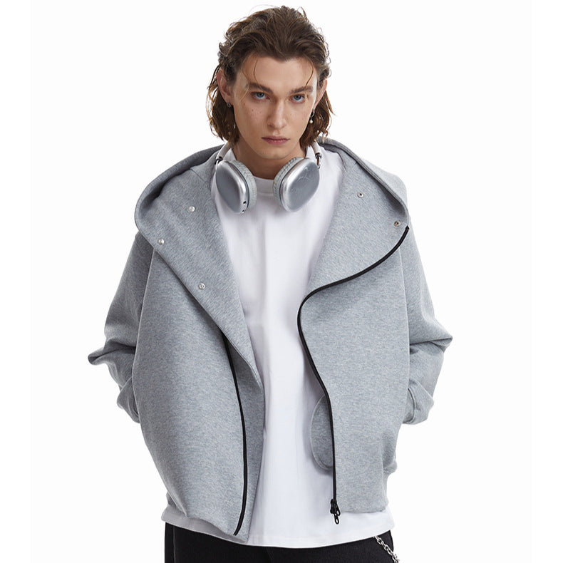 Axis Zip Asymmetric Hoodie