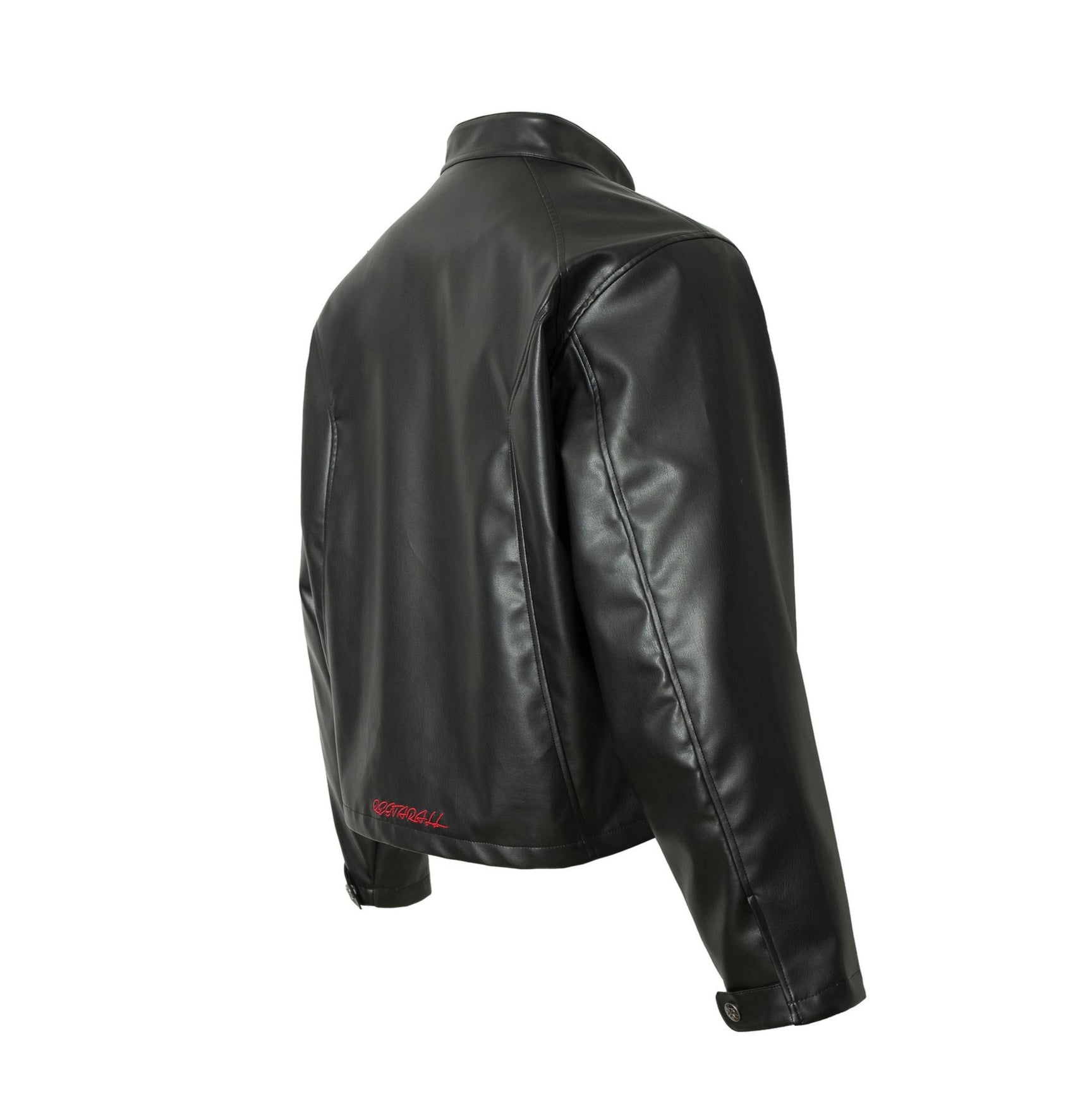 Black Velocity Grid Moto Jacket