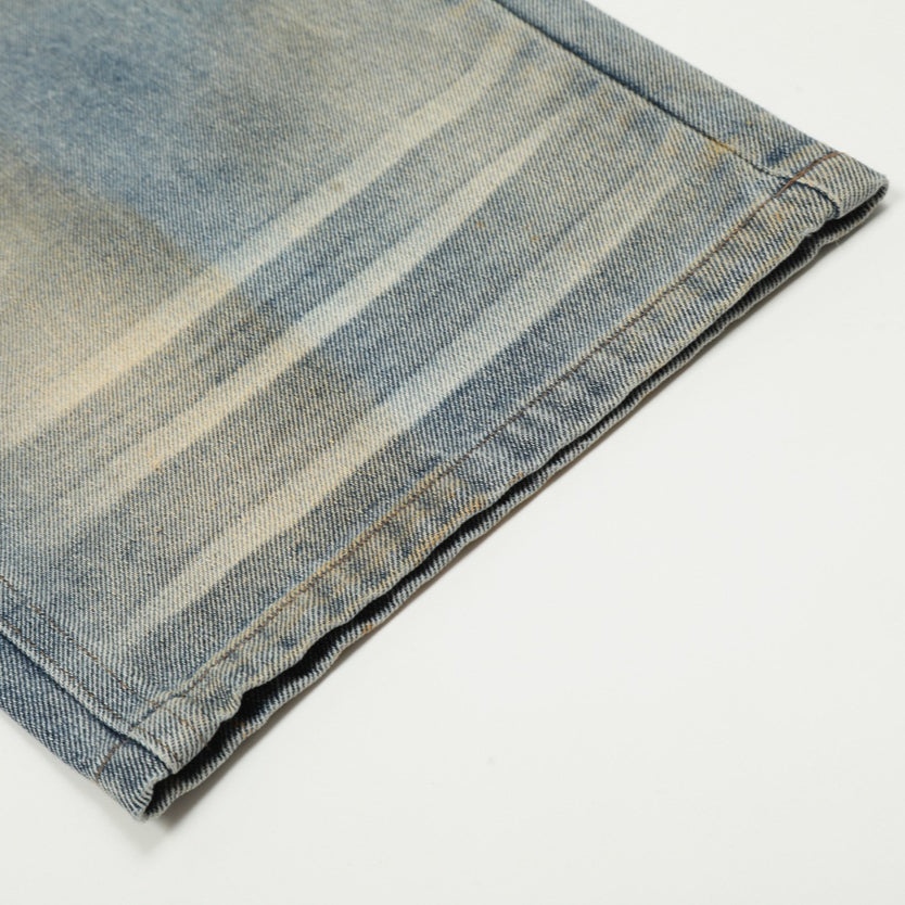 Abstract Spill Artisan Denim