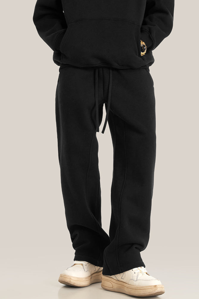 Midnight Black Oversized Jogger Set