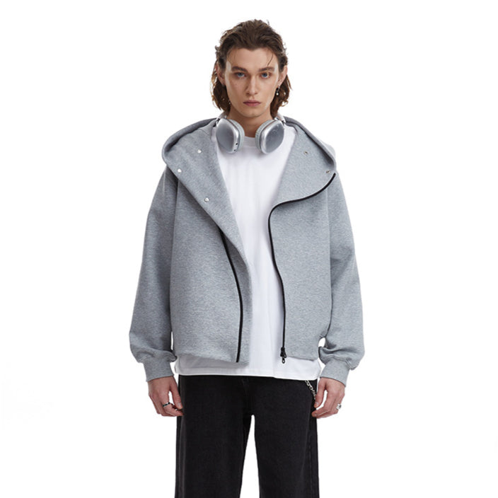 Axis Zip Asymmetric Hoodie