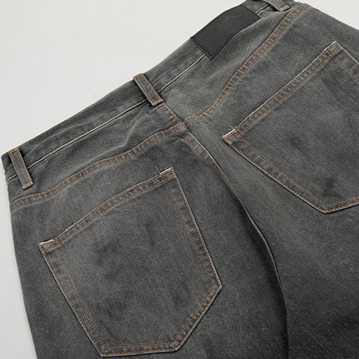 Dark Gray Obsidian Fade Classic Denim