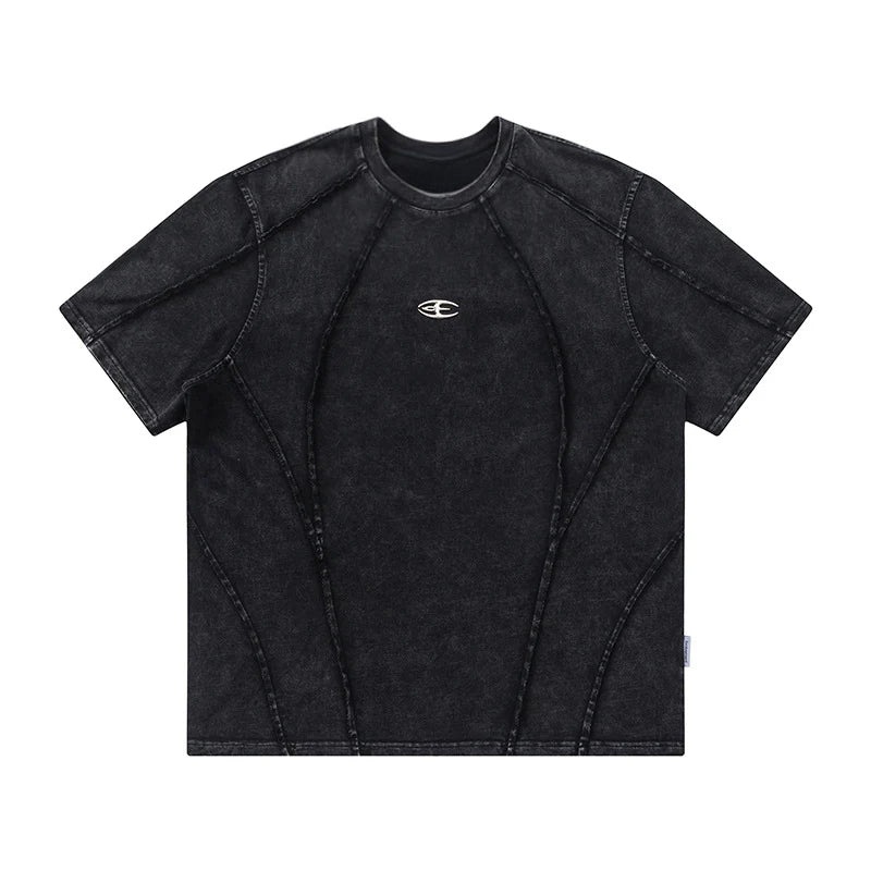 Black Obsidian Curve Panel Tee