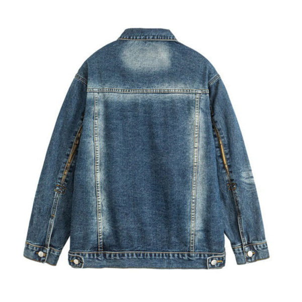 Eclipse Distress Denim Jacket