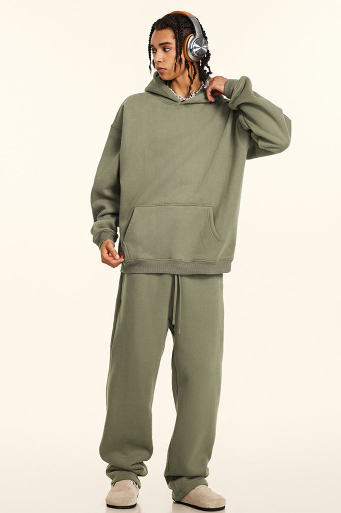 Desolate Green Velvet Sweatpants