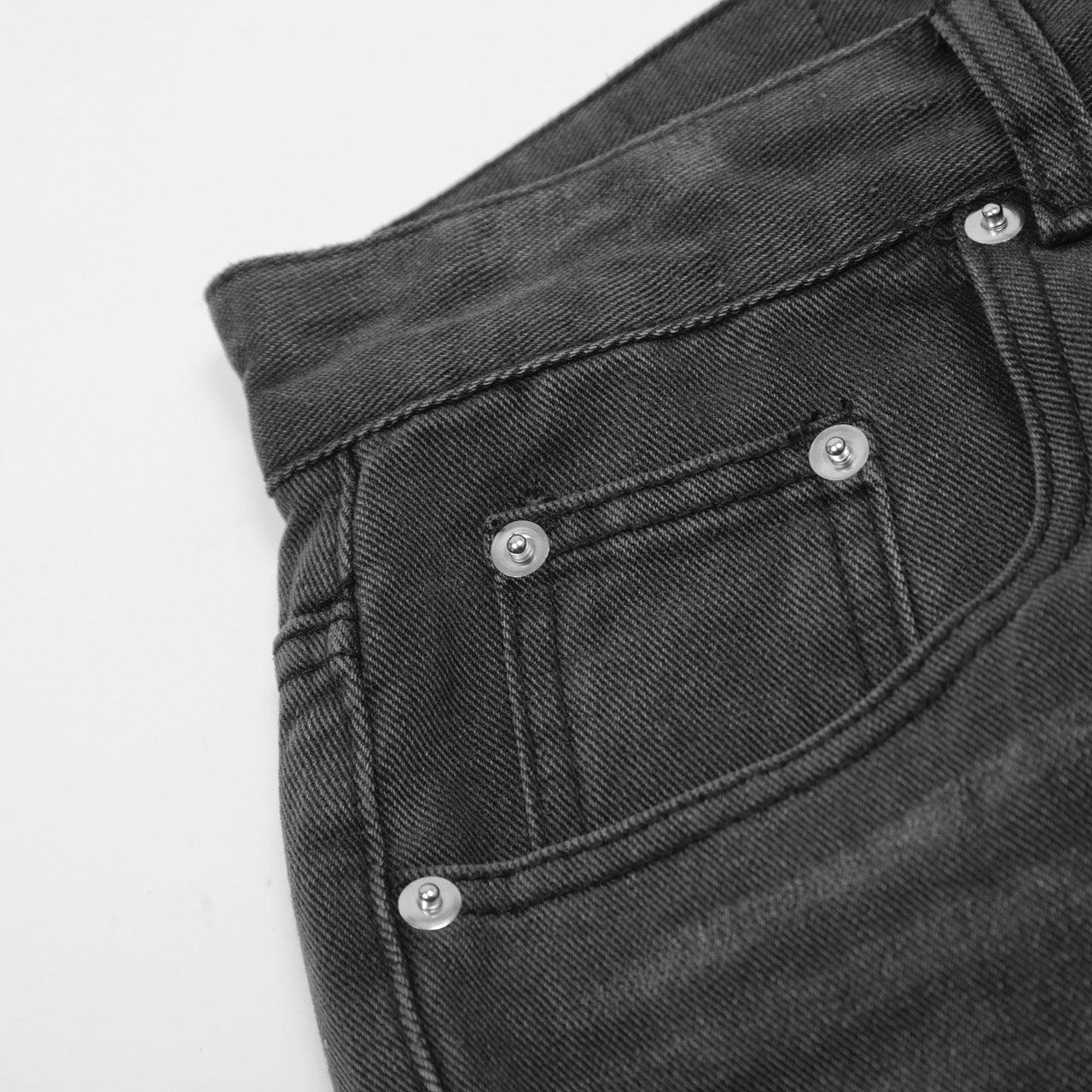 Black Obsidian Utility Cargo Denim