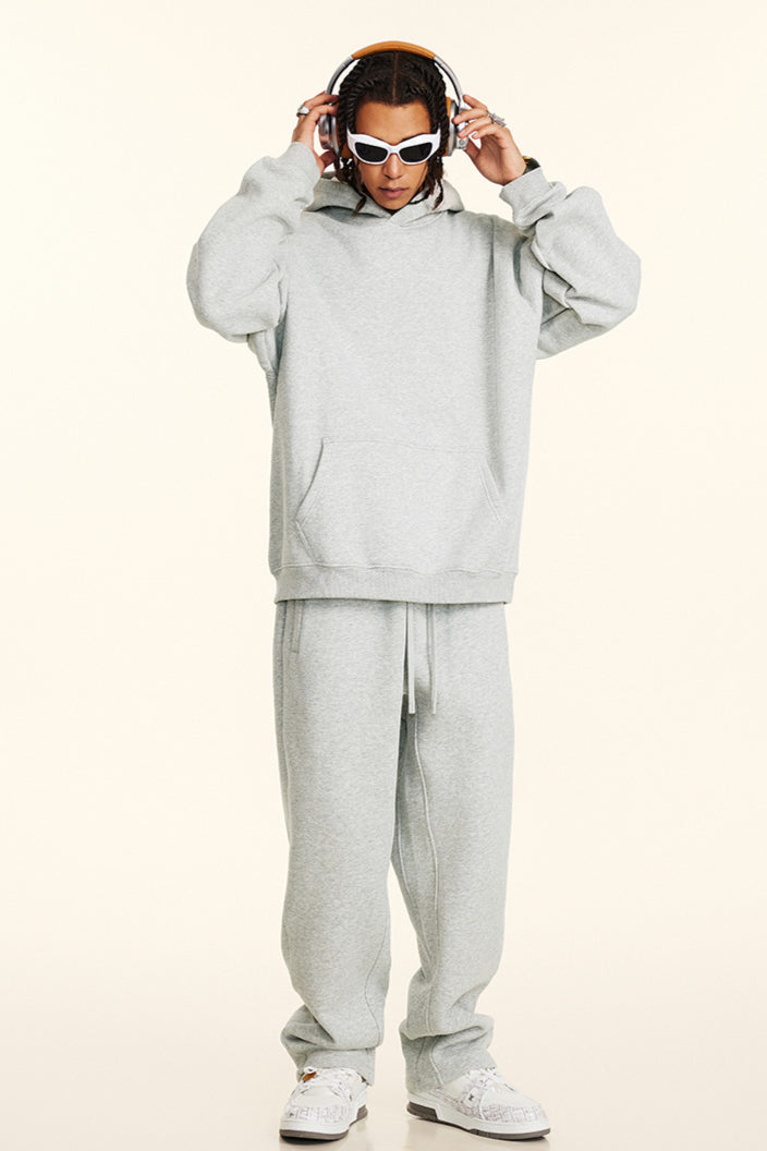 Steel Grey Oversized Hoodie and Jogger Set