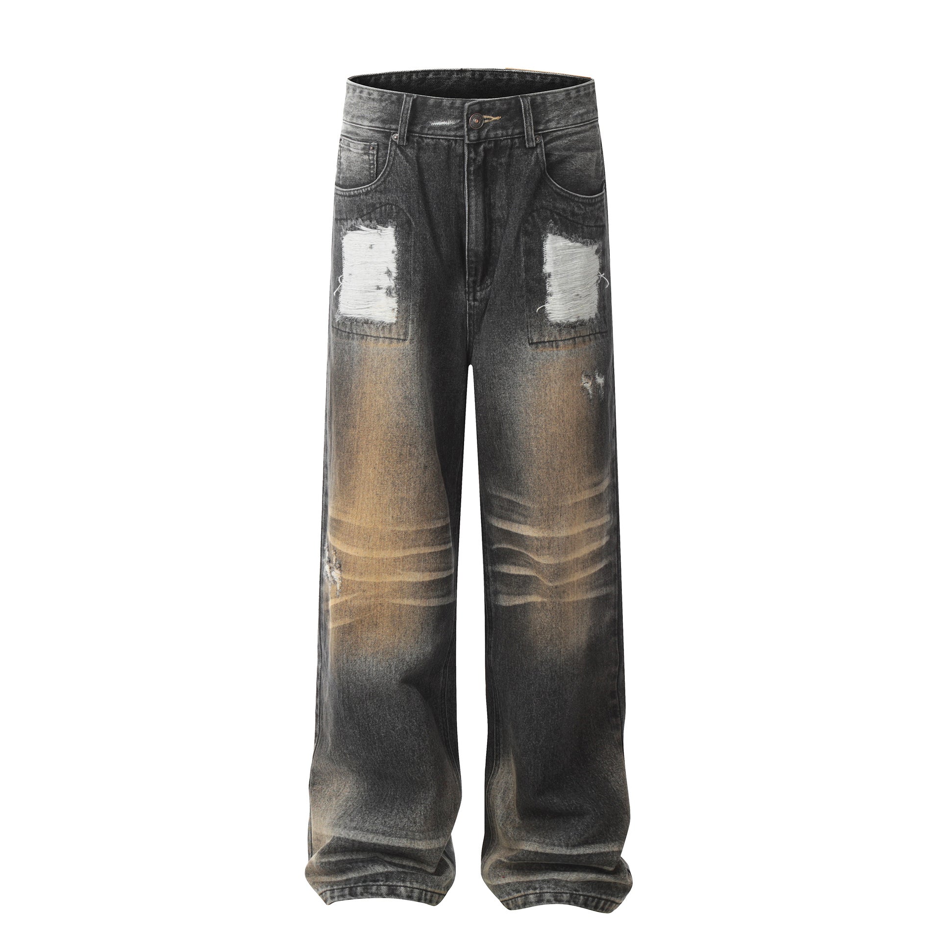 Abstract Spill Artisan Denim