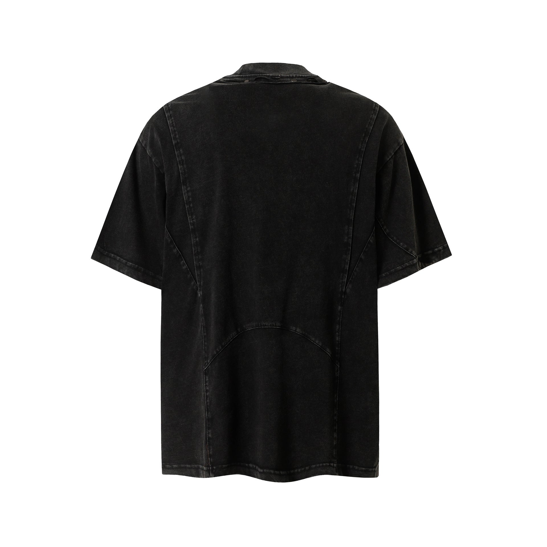 Black Obsidian Nexus Structured T-Shirt