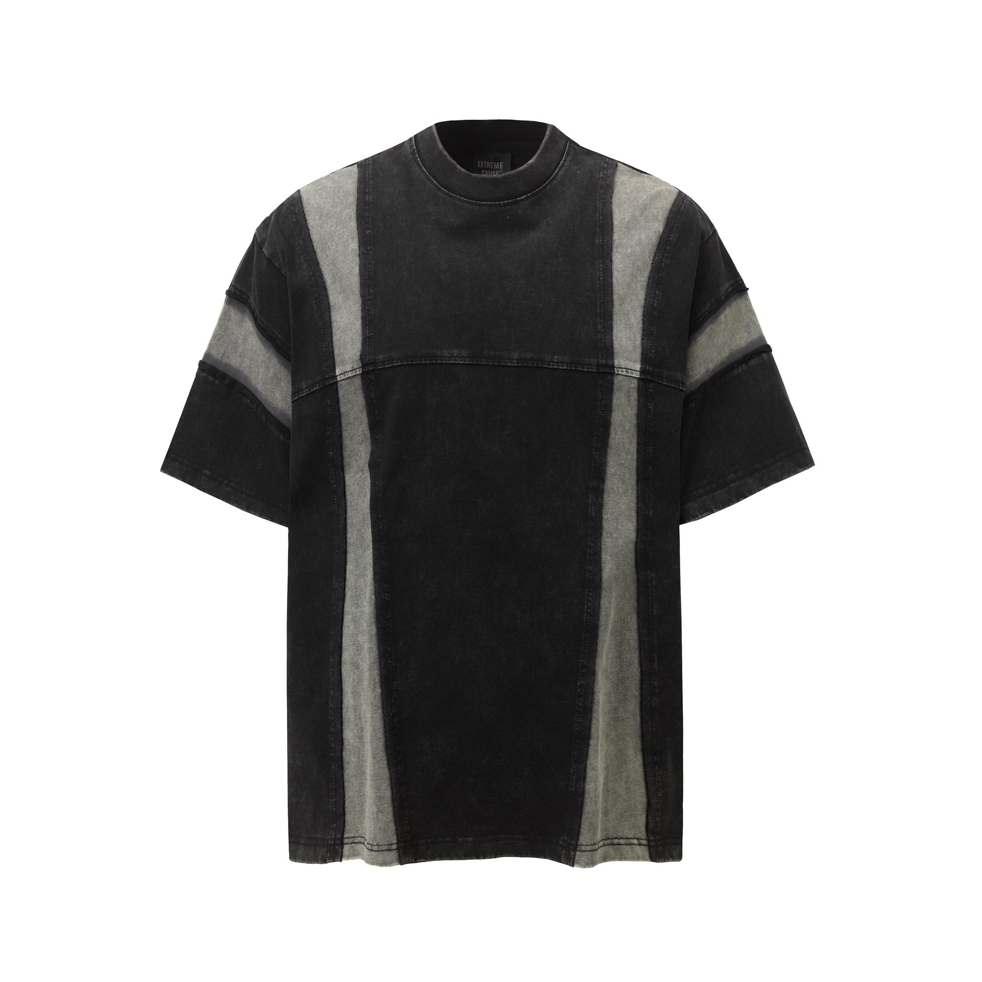 Monochrome Flow Panel T-Shirt