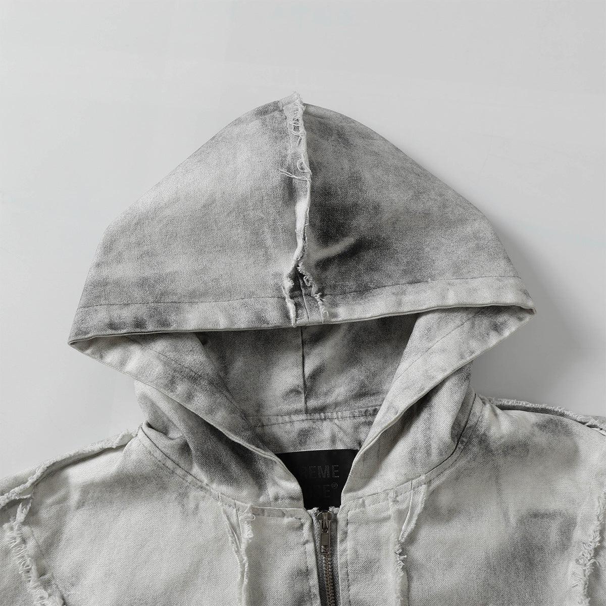 Ash Drift Distressed Hoodie