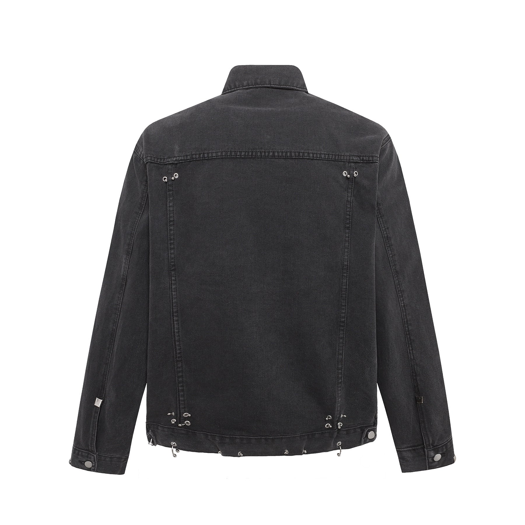 Black Onyx Hardware Denim Jacket