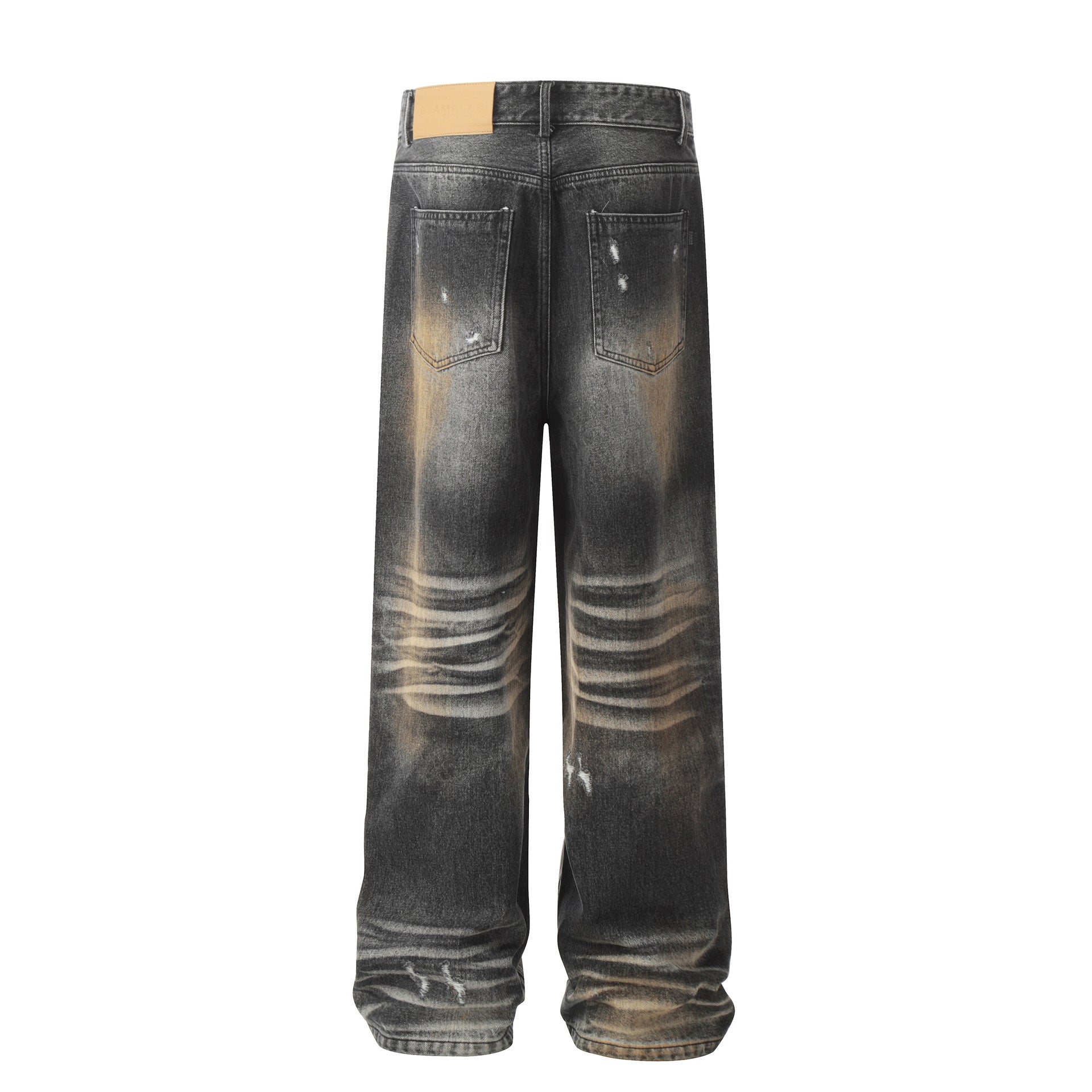 Abstract Spill Artisan Denim