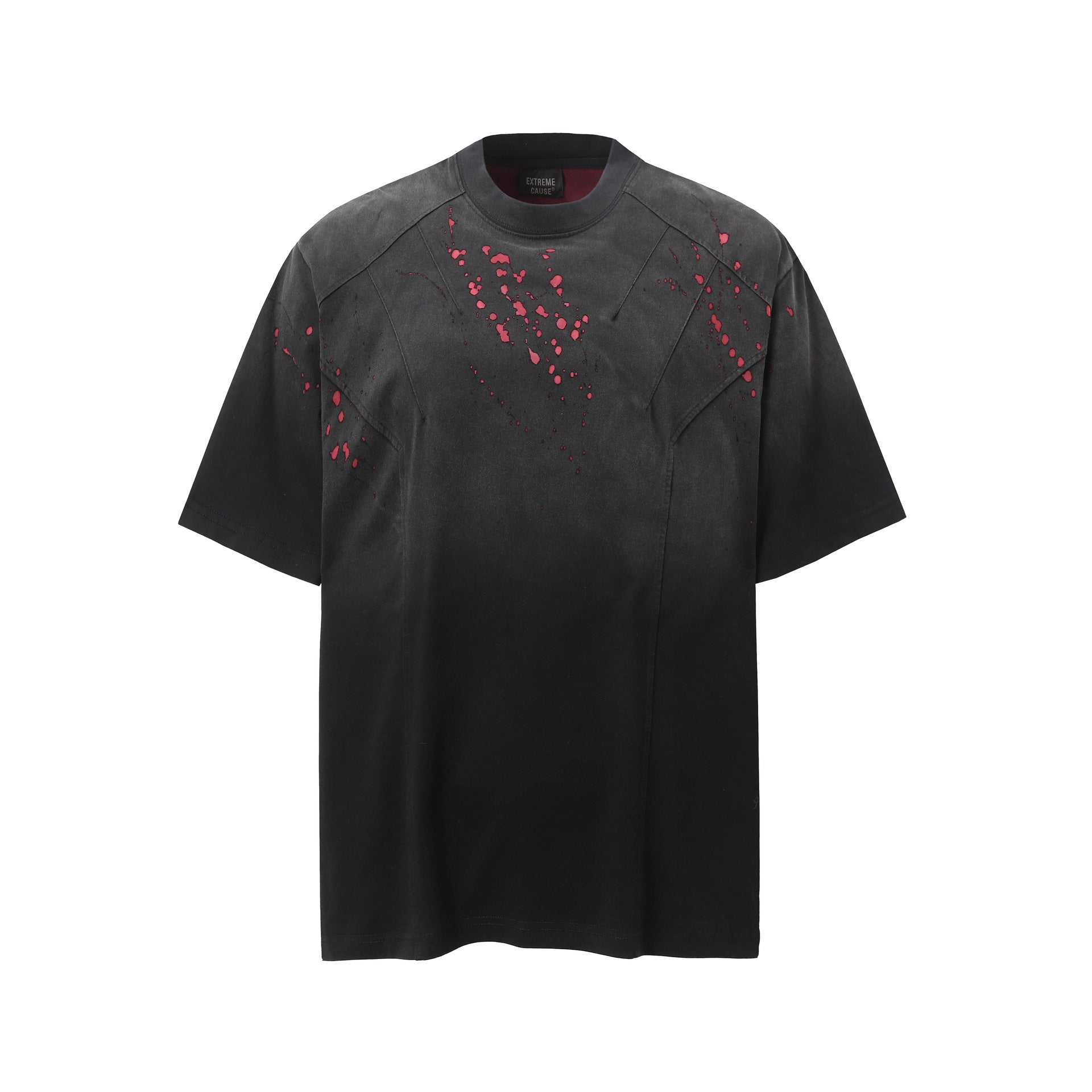 Scarlet Rift Structured T-Shirt