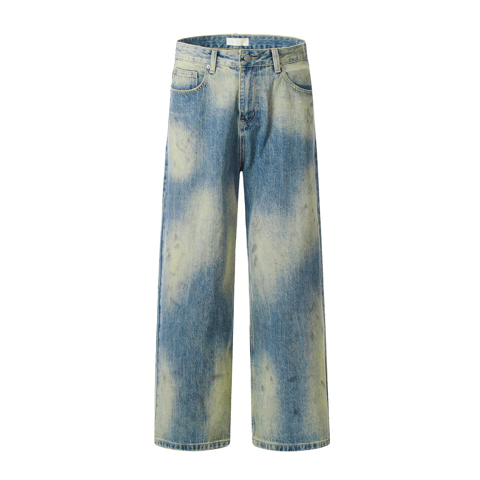 Azure Bloom Gradient Denim