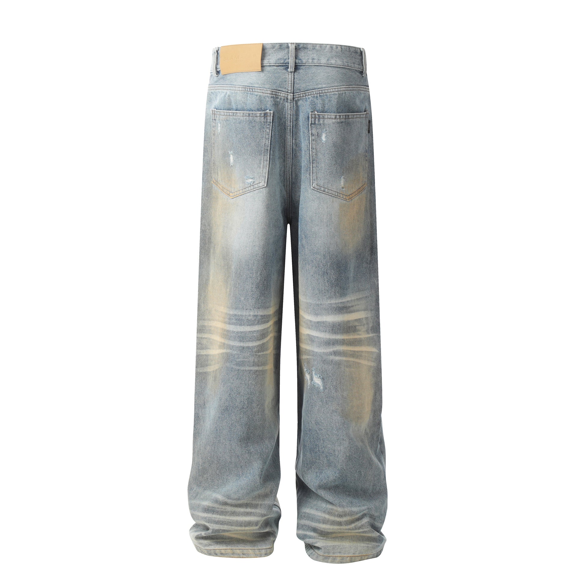 Abstract Spill Artisan Denim