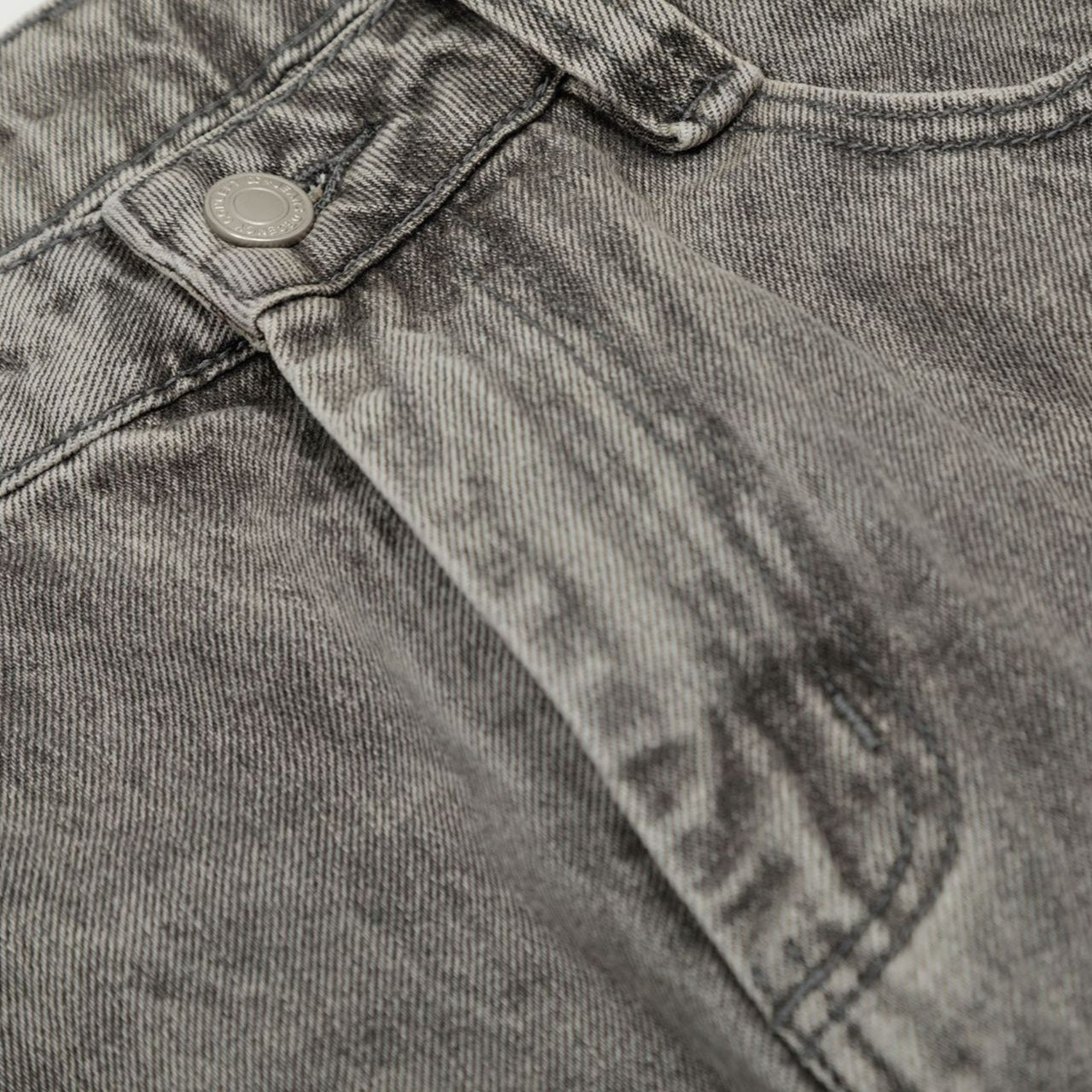 Dark Grey Celestial Drip Architectural Denim