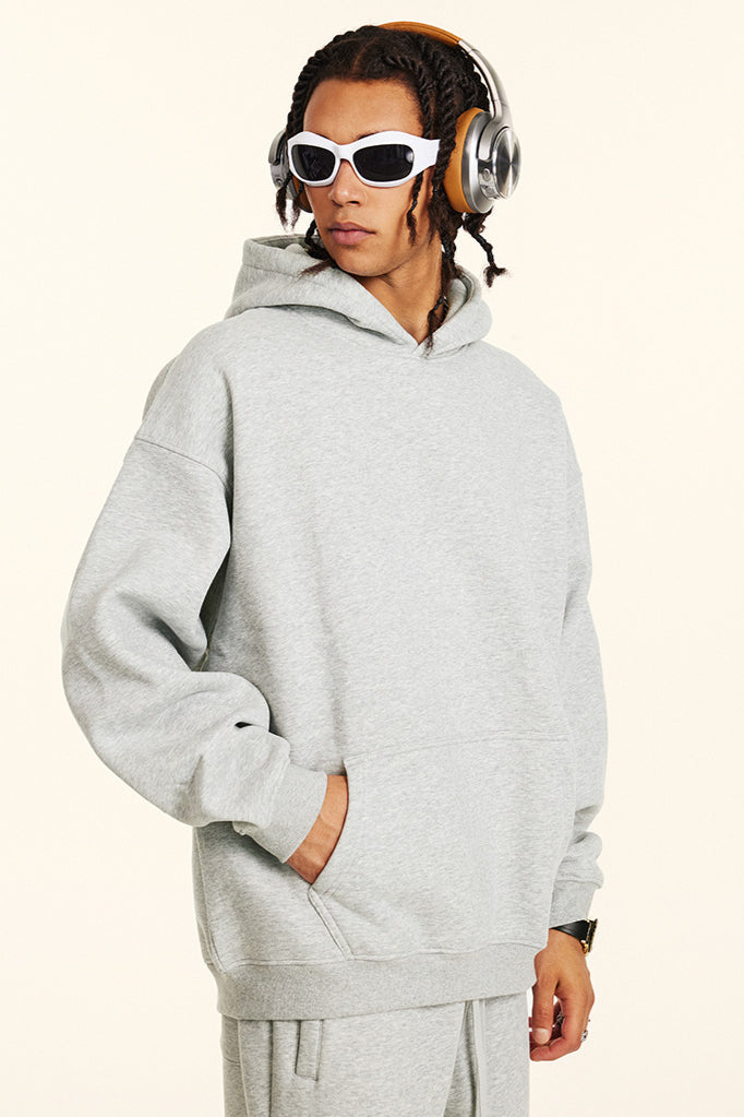 Steel Grey Oversized Hoodie and Jogger Set