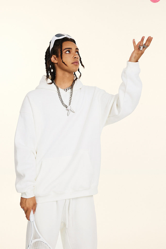 Angel White Oversized Pullover Hoodie