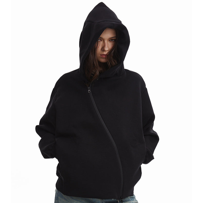 Axis Zip Asymmetric Hoodie