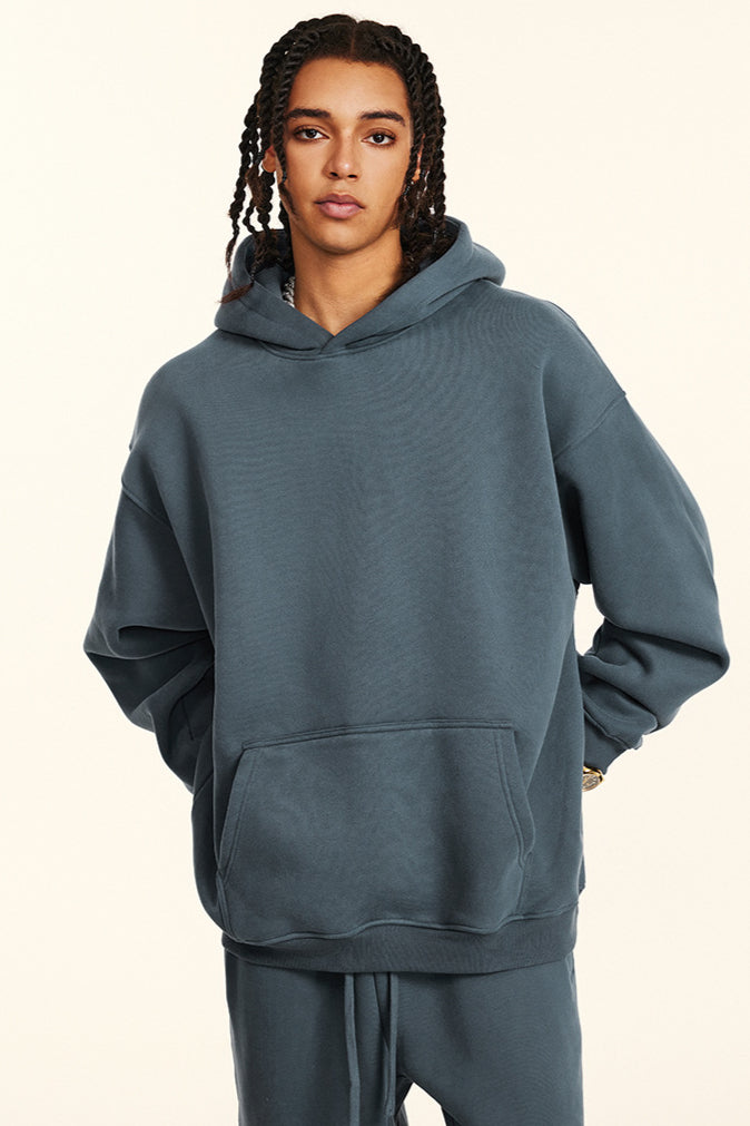 Haze Blue Oversized Hoodie and Jogger Set