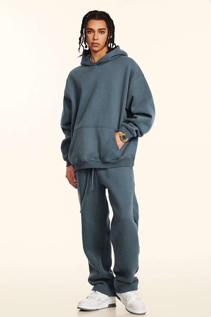 Haze Blue Oversized Hoodie and Jogger Set