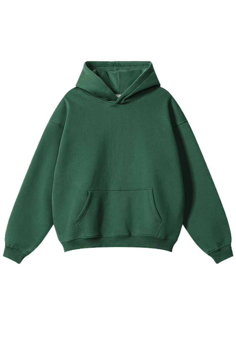 Traffic Light Green Oversized Pullover Hoodie