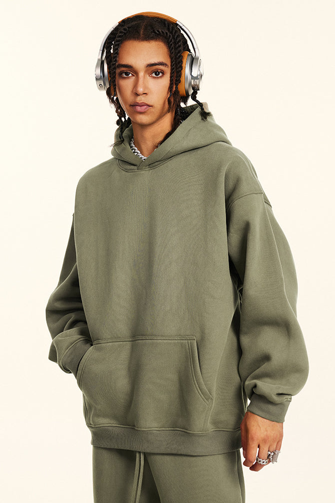 Desolate Green Oversized Hoodie and Jogger Set