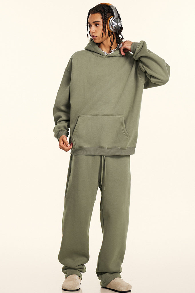 Desolate Green Oversized Hoodie and Jogger Set